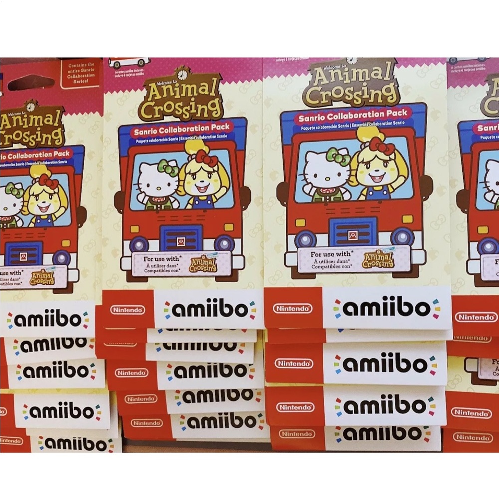 Nintendo Amiibo Animal Crossing Sanrio Collaboration Pack 6 Cards included